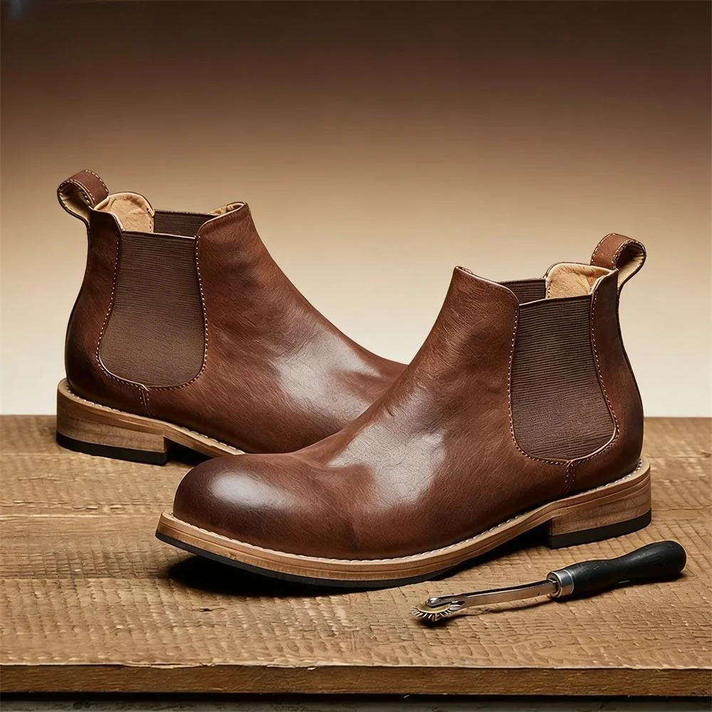 Formal Men Daily Wear Footwear - أحذية تشيلسي رجالية مرنة، أحذية رسمية