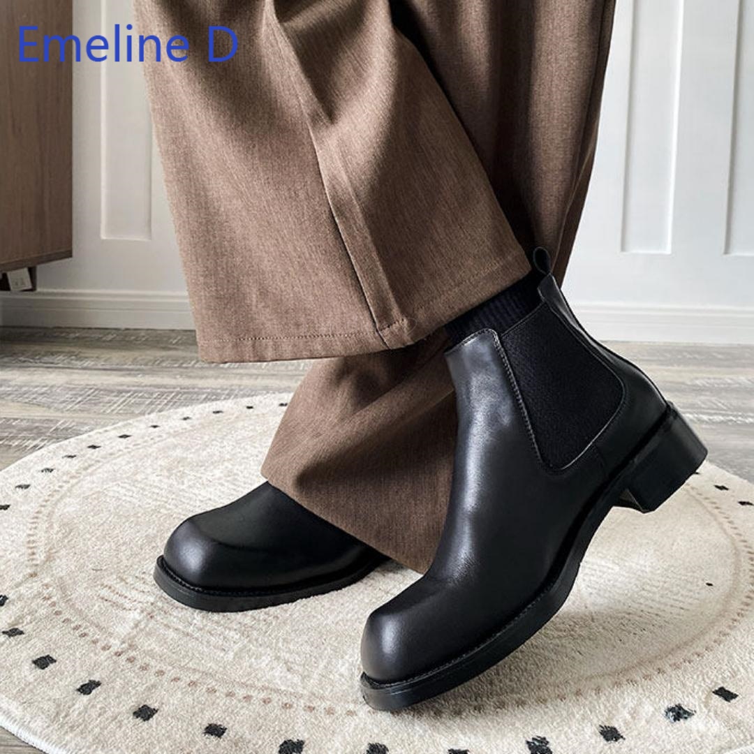 أحذية تشيلسي للرجال بمقدمة مرب - مراجعة Formal Men Daily Wear Footwear وسعره
