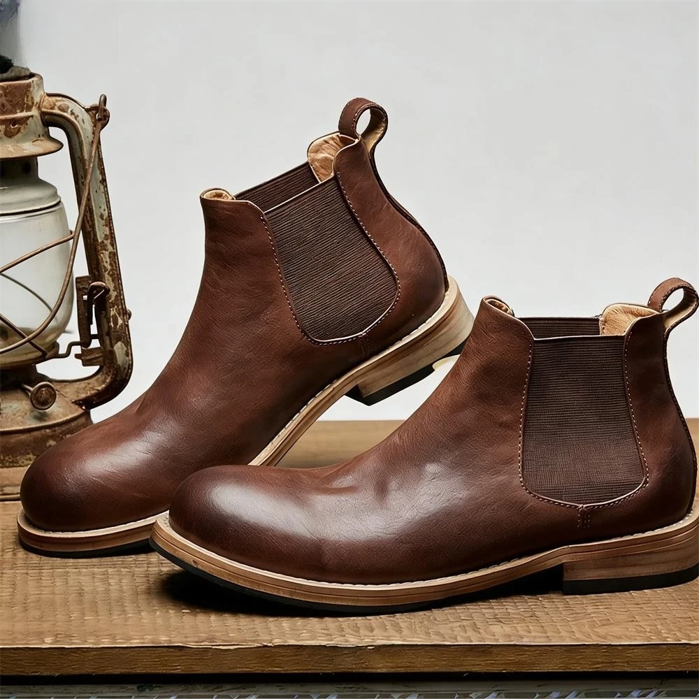 أحذية تشيلسي رجالية مرنة، أحذي - مراجعة Formal Men Daily Wear Footwear وسعره
