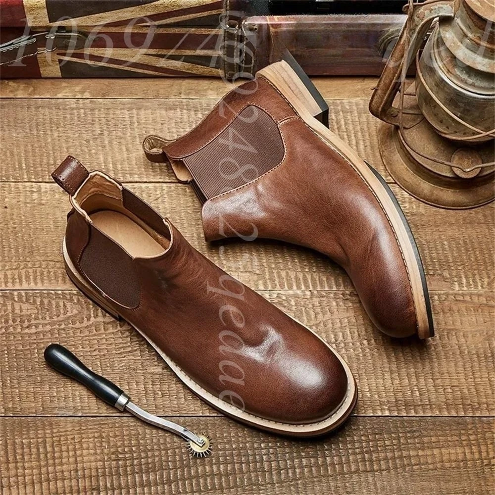 أحذية تشيلسي رجالية مرنة، أحذي - مراجعة Formal Men Daily Wear Footwear وسعره