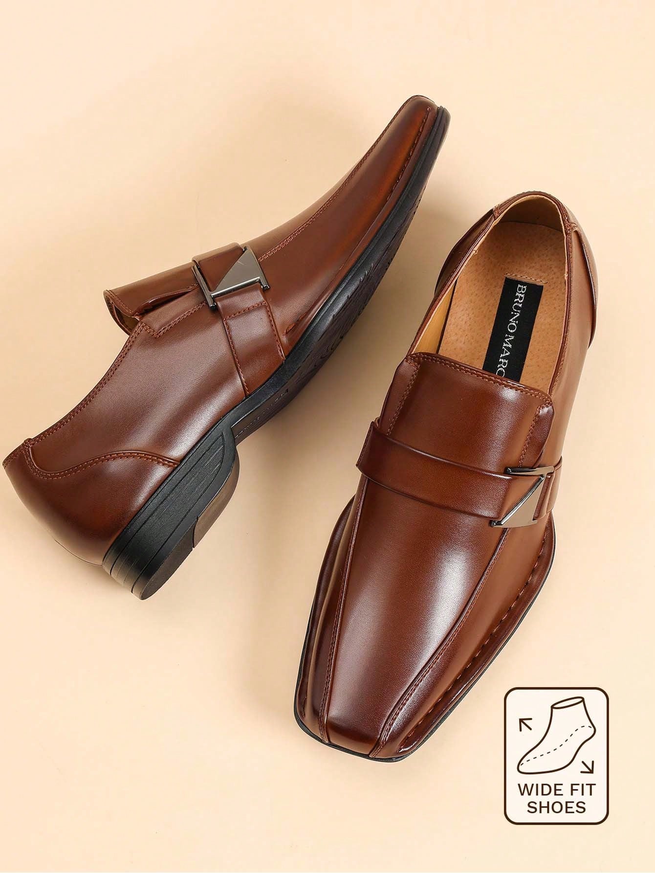 حذاء لوفر رجالي أنيق بتصميم وا - مراجعة Formal Men Daily Wear Footwear وسعره