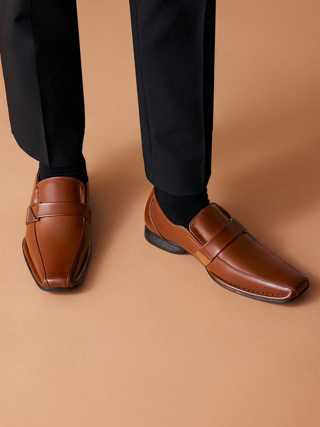 حذاء لوفر رجالي أنيق بتصميم وا - مراجعة Formal Men Daily Wear Footwear وسعره