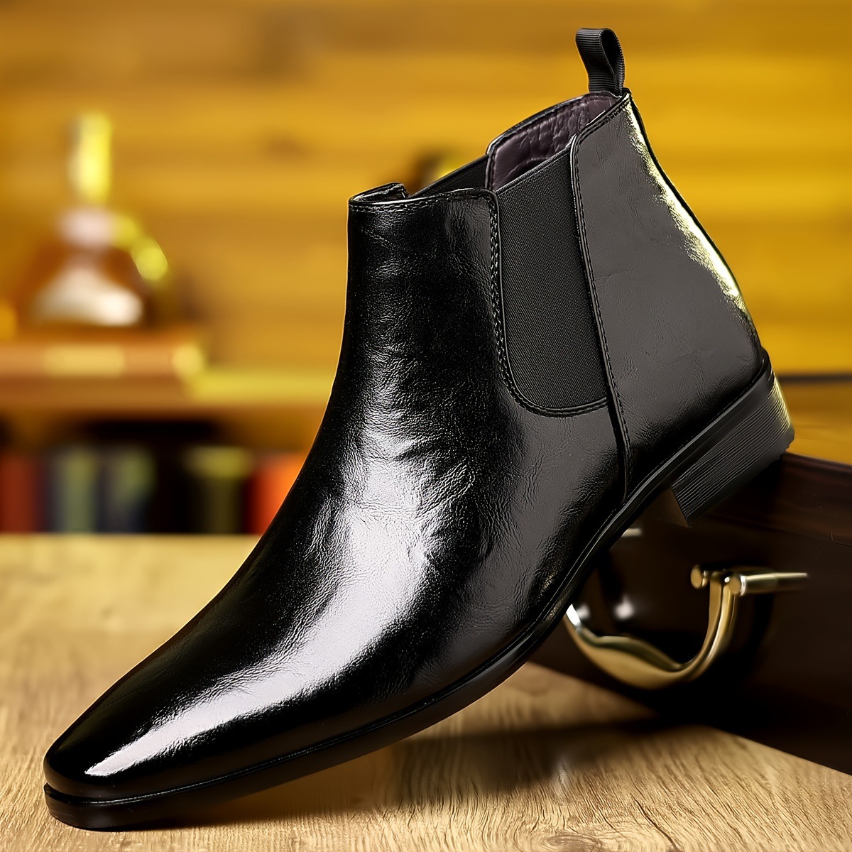 أحذية تشيلسي، أحذية جلدية، أحذ - مراجعة Men Formal Wear With Boots وسعره