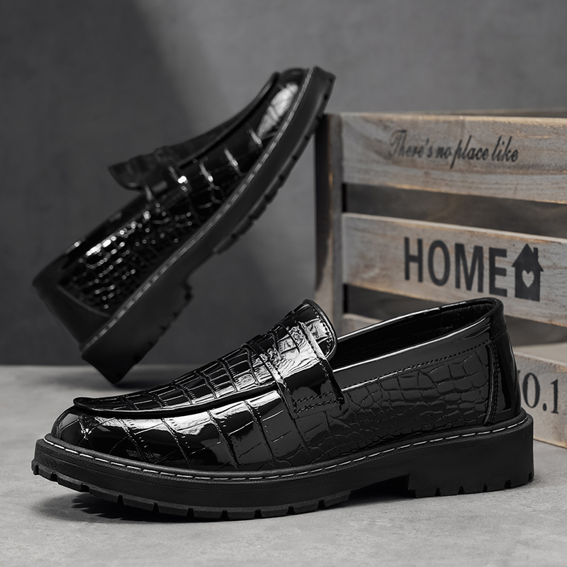أحذية رجالية كاجوال بنقشة الكر - مراجعة Formal Men Daily Wear Footwear وسعره